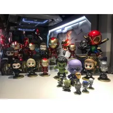 Hot Toys COSB450 Avengers Infinity War Cosbaby (S) Bobble-Head Collectible Set de 7