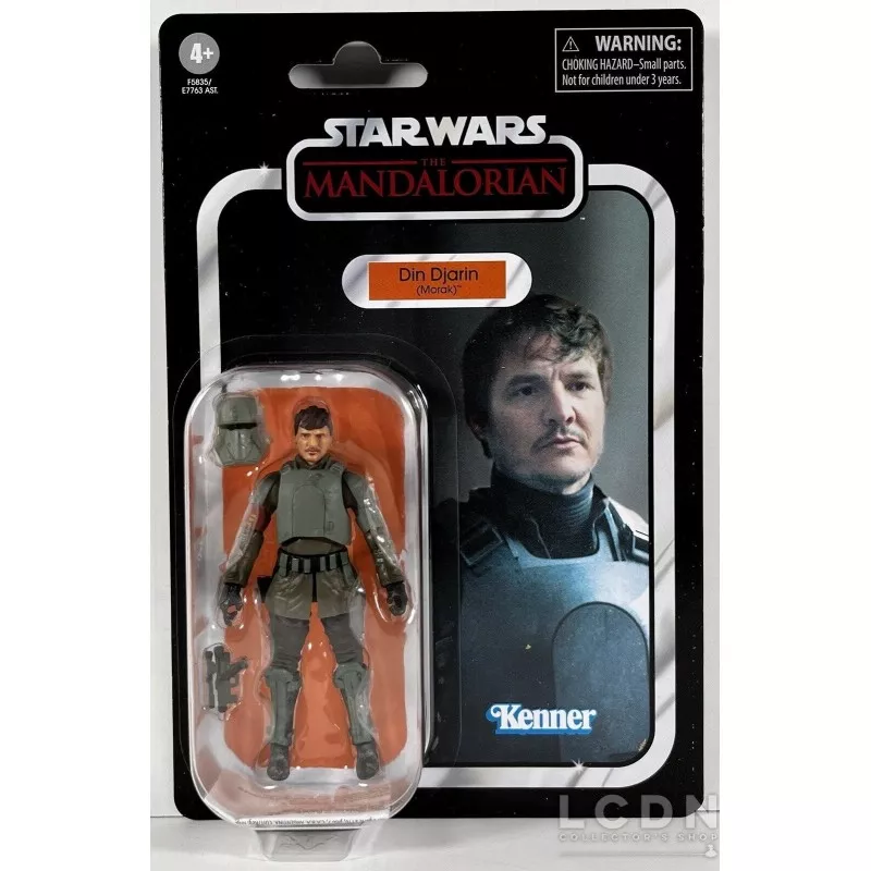 Star Wars The Mandalorian Vintage Collection Action Figurine Din Djarin (Morak) 10cm