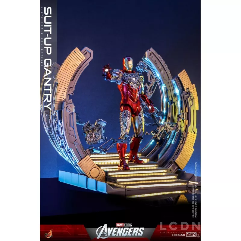 Hot Toys ACS014 The Avengers Collectible Accessory 1/6 Suit-Up Gantry 42cm