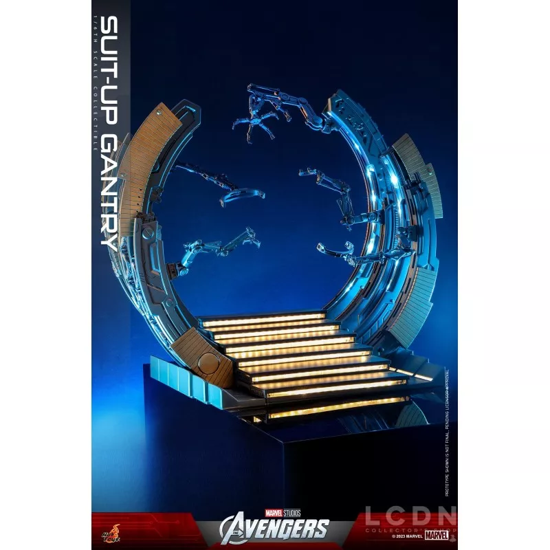 Hot Toys ACS014 The Avengers Collectible Accessory 1/6 Suit-Up Gantry 42cm