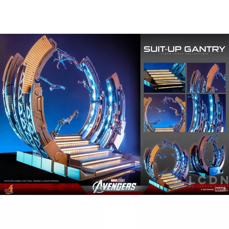 Hot Toys ACS014 The Avengers Collectible Accessory 1/6 Suit-Up Gantry 42cm