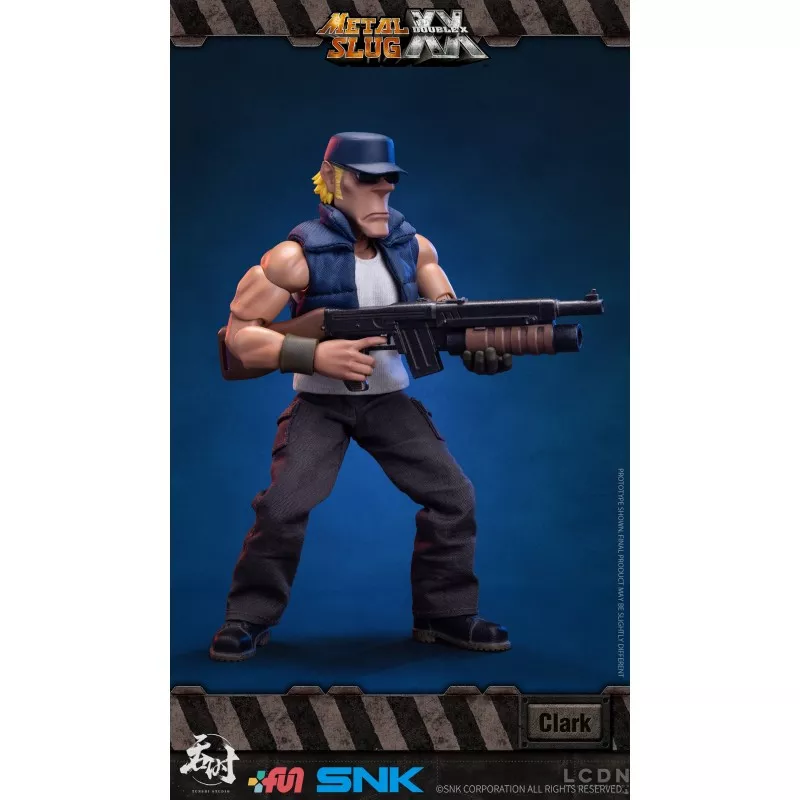 Metal Slug XXX Action Figure 1/12 Clark Still Tunshi Studio SNK TS-009