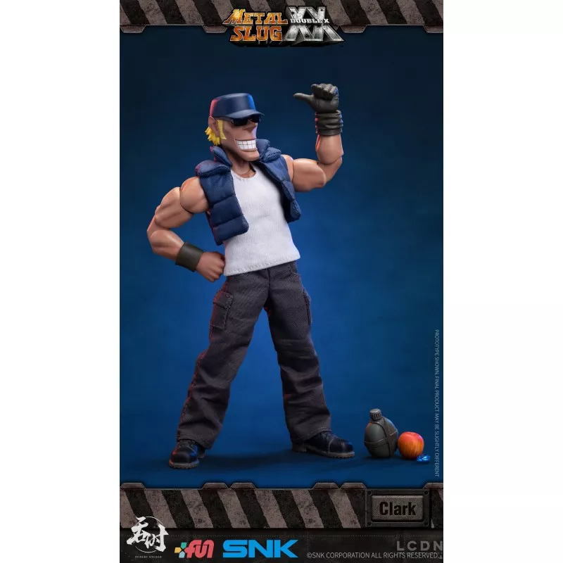 Metal Slug XXX Action Figure 1/12 Clark Still Tunshi Studio SNK TS-009