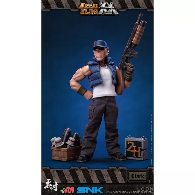 Metal Slug XXX Action Figure 1/12 Clark Still Tunshi Studio SNK TS-009