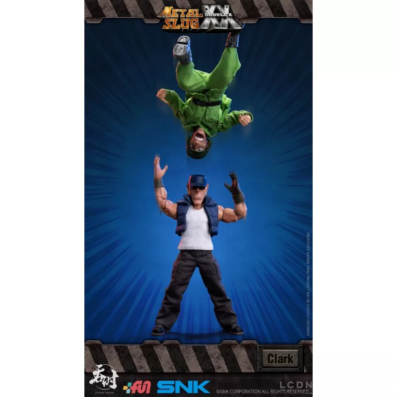 Metal Slug XXX Action Figure 1/12 Clark Still Tunshi Studio SNK TS-009
