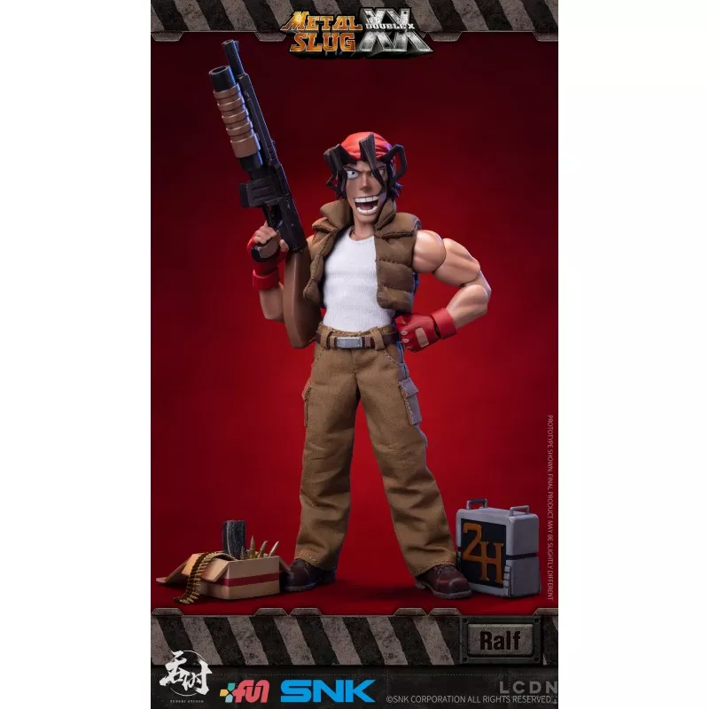 Metal Slug XXX Action Figure 1/12 Ralf Jones Tunshi Studio SNK TS-010