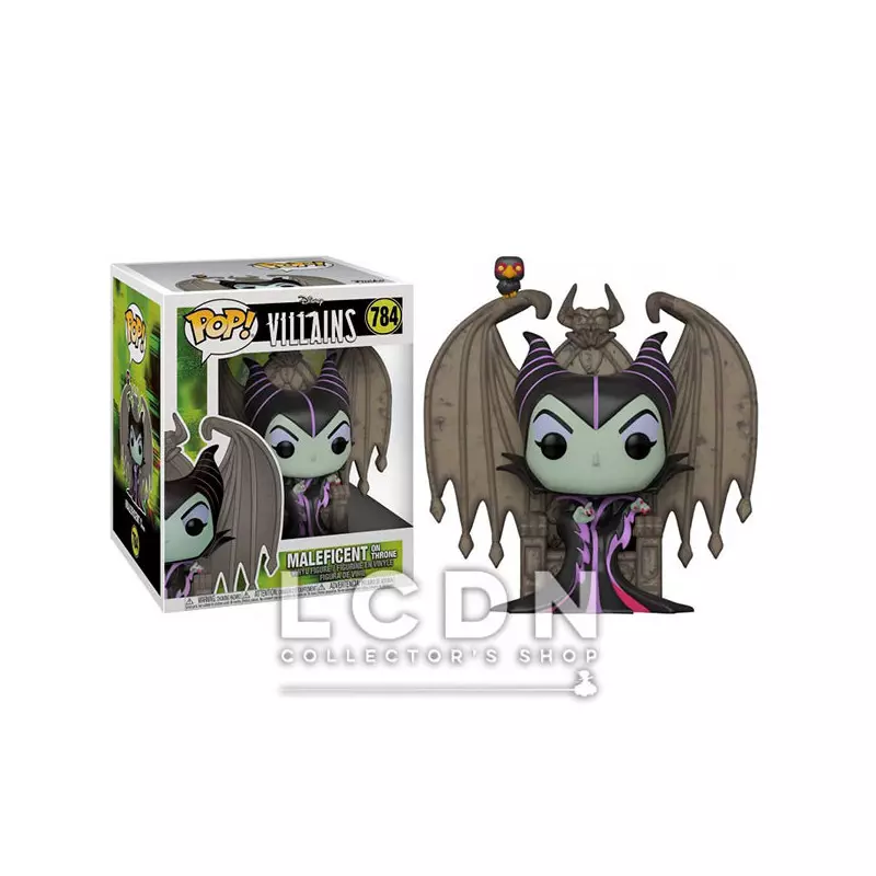 Disney Vilains Deluxe POP! Movies Maléfique ( Maleficent ) sur son Trône  Vinyl Figurine 10cm n°784