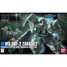 HG Gundam Model Kit 1/144 Zaku II F2 Zeon Type N°105
