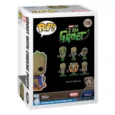 Je s'appelle Groot POP! Marvel Groot with Cheese Puffs Vinyle Figurine 10cm N°1196