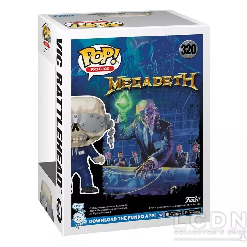 Megadeth POP! Rocks Vic Rattlehead Vinyl Figure 10cm N°320