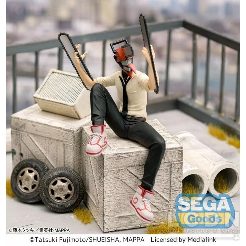 Chainsaw Man Figurine PM Perching Chainsaw Man 14cm