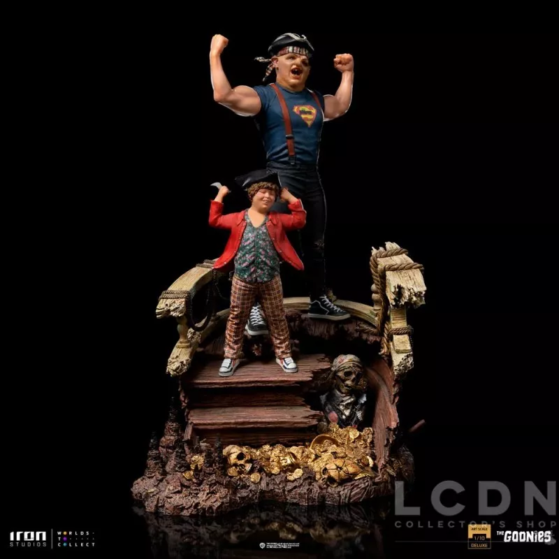 Les Goonies Statue Deluxe Art Scale 1/10 Sinok &amp; Choco (Sloth &amp; Chunk) 30cm
