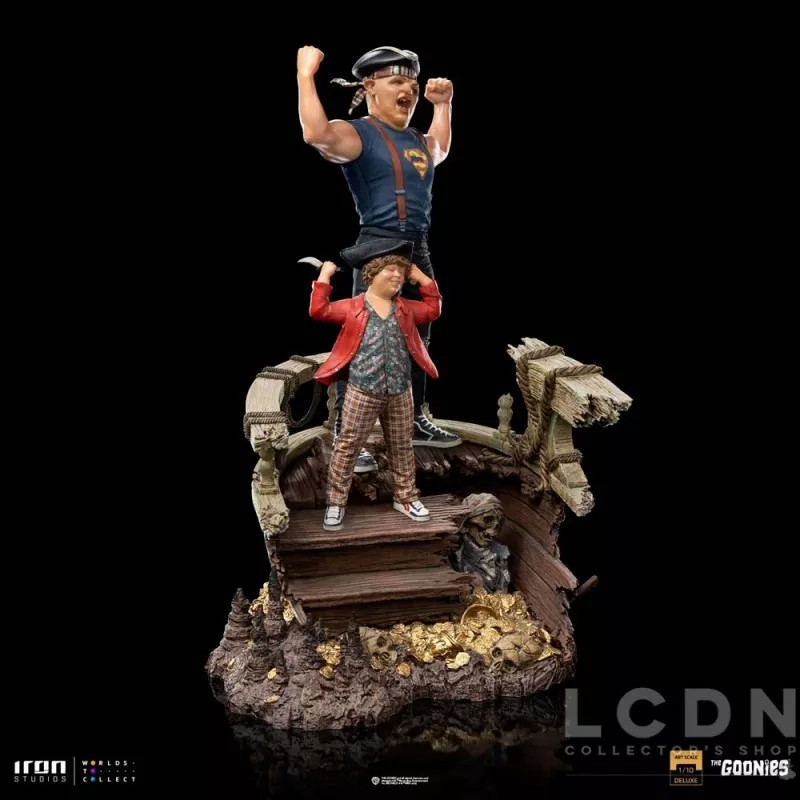Les Goonies Statue Deluxe Art Scale 1/10 Sinok &amp; Choco (Sloth &amp; Chunk) 30cm
