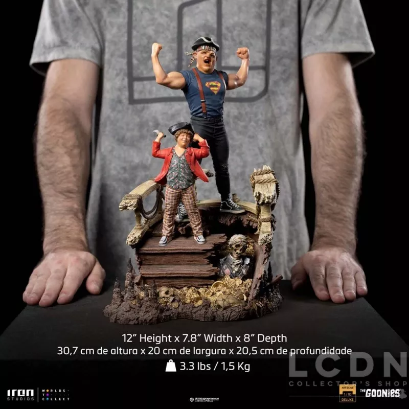 Les Goonies Statue Deluxe Art Scale 1/10 Sinok &amp; Choco (Sloth &amp; Chunk) 30cm