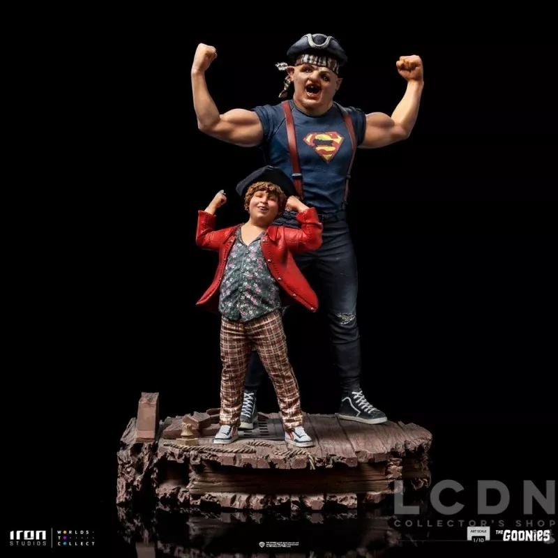 Les Goonies Statue Art Scale 1/10 Sinok &amp; Choco (Sloth &amp; Chunk) 23cm