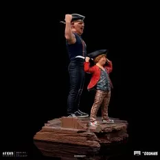 Les Goonies Statue Art Scale 1/10 Sinok & Choco (Sloth & Chunk) 23cm