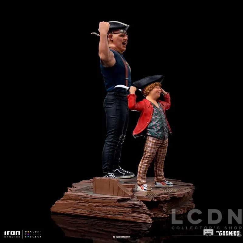 Les Goonies Statue Art Scale 1/10 Sinok &amp; Choco (Sloth &amp; Chunk) 23cm