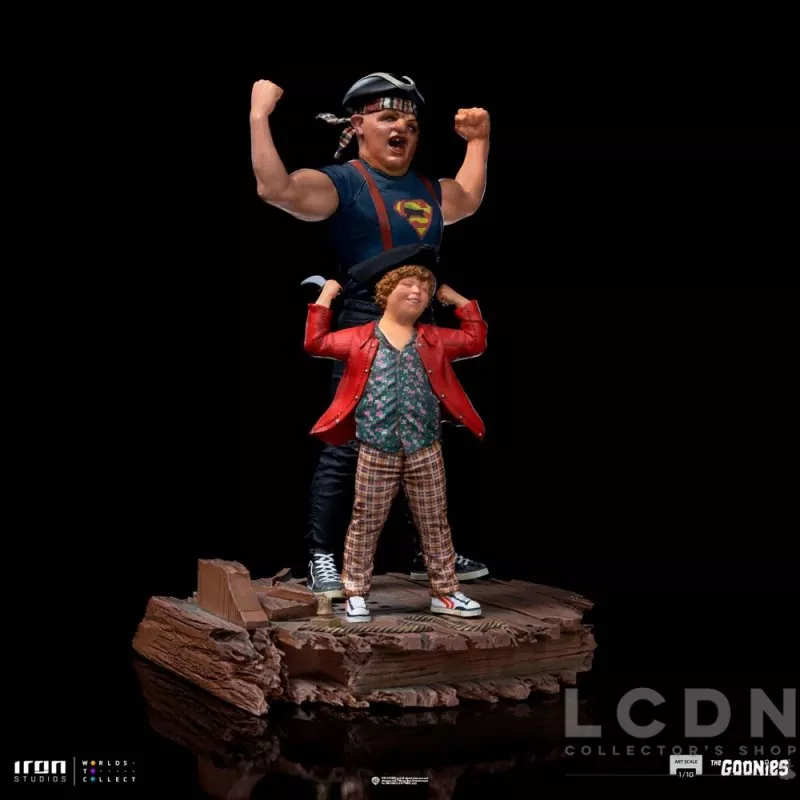 Les Goonies Statue Art Scale 1/10 Sinok &amp; Choco (Sloth &amp; Chunk) 23cm
