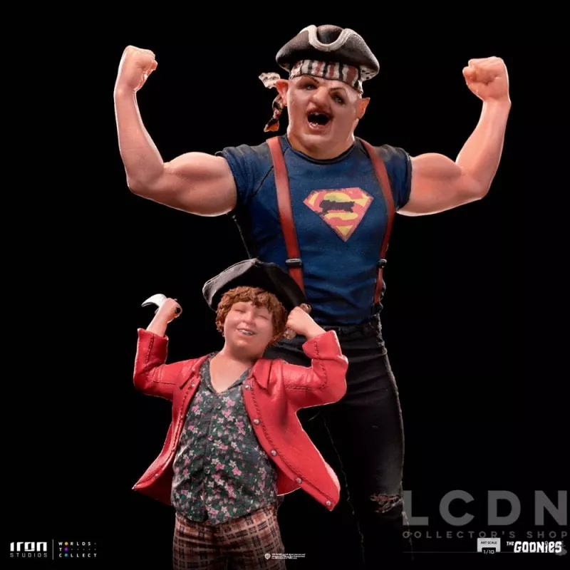 Les Goonies Statue Art Scale 1/10 Sinok &amp; Choco (Sloth &amp; Chunk) 23cm