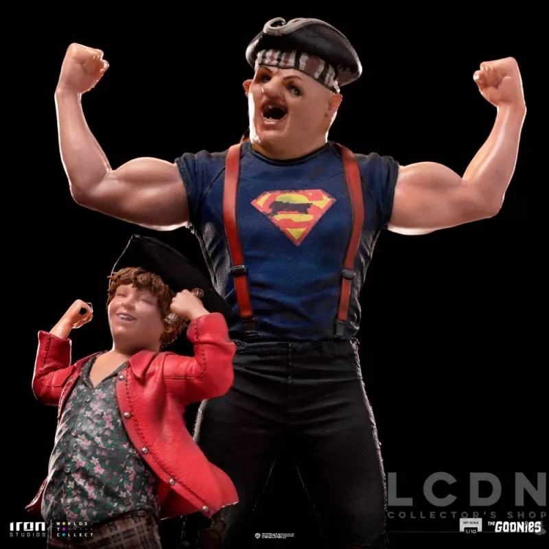 Les Goonies Statue Art Scale 1/10 Sinok &amp; Choco (Sloth &amp; Chunk) 23cm