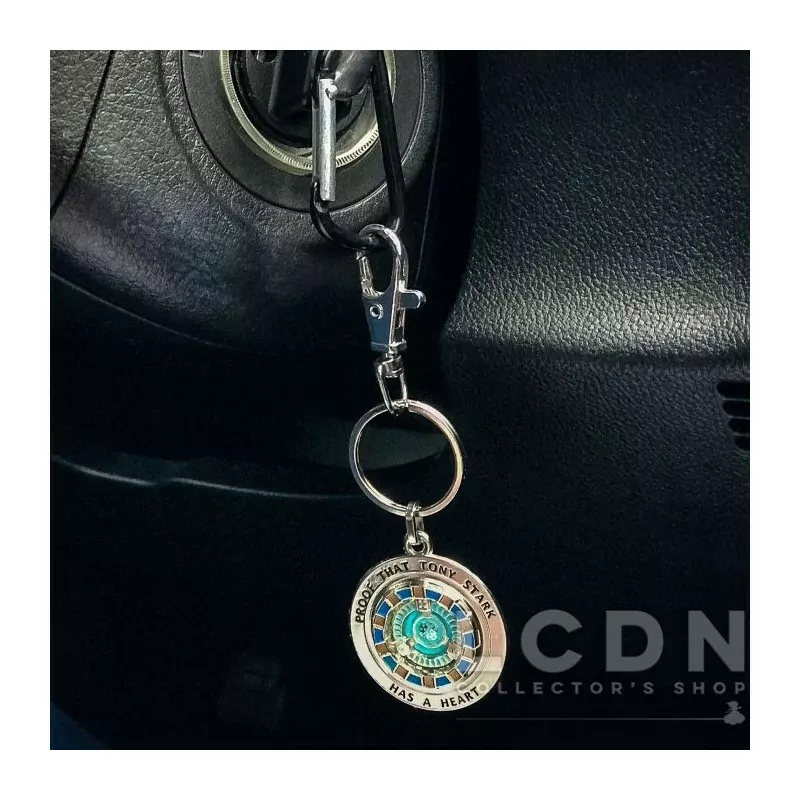 Marvel Iron Man Keychain Tony has a Heart