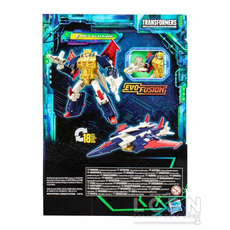 Transformers Generations Legacy Evolution Voyager Class Action Figure Metalhawk 18cm