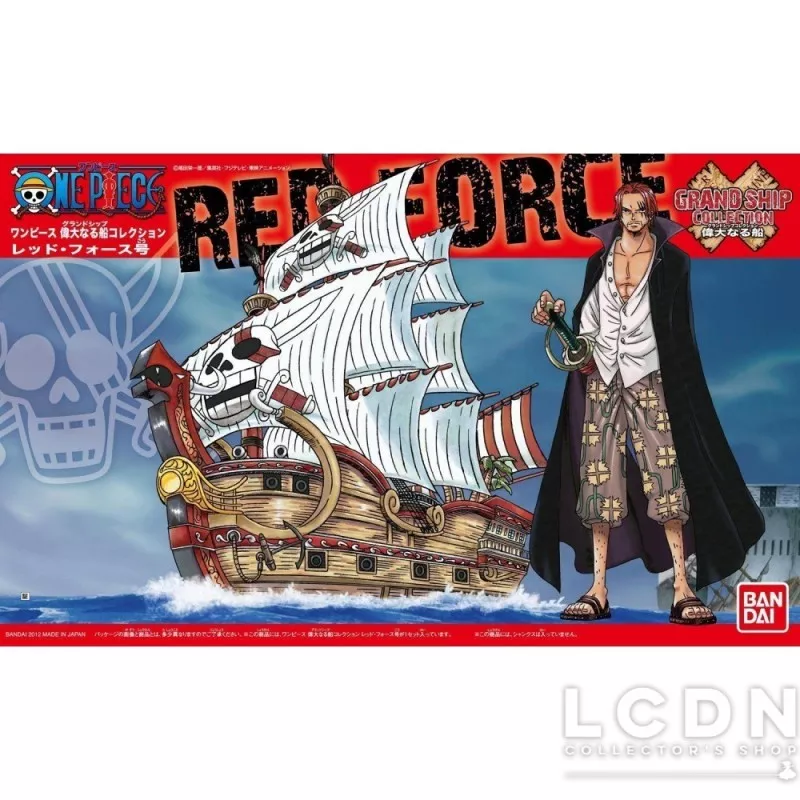 ONE PIECE Grand Ship Collection Red Force Ship PVC Model Kit 15cm