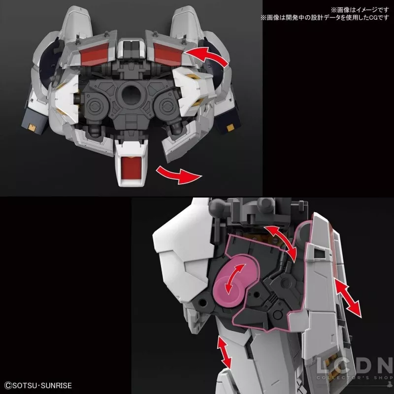 RG RX-93 Nu Gundam 1/144 Maquette 15cm