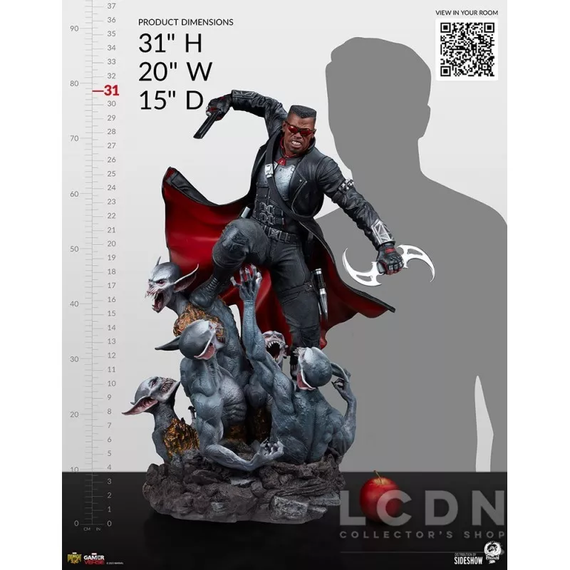 Midnight Suns Marvel Gamerverse Statue 1/3 Blade 78cm