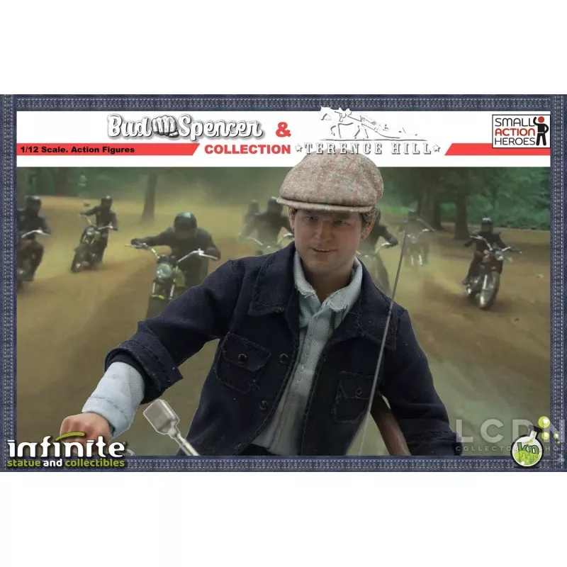 Terence Hill On Ossa Action Figurine 1/12