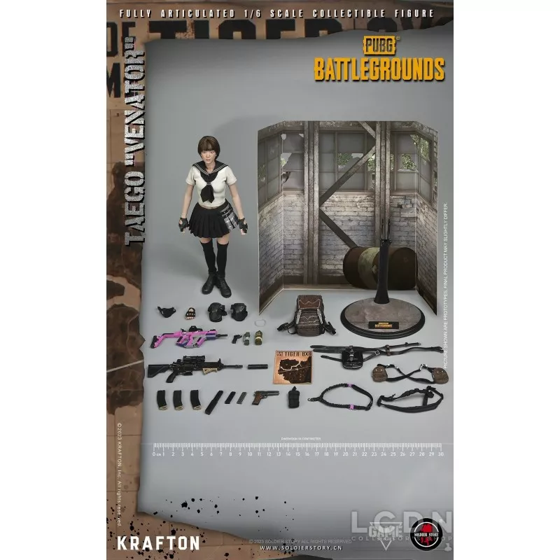 PUBG Battlegrounds TAEGO VENATOR KRAFTON Collectible Action Figure 1/6 SOLDIER STORY SSG-007