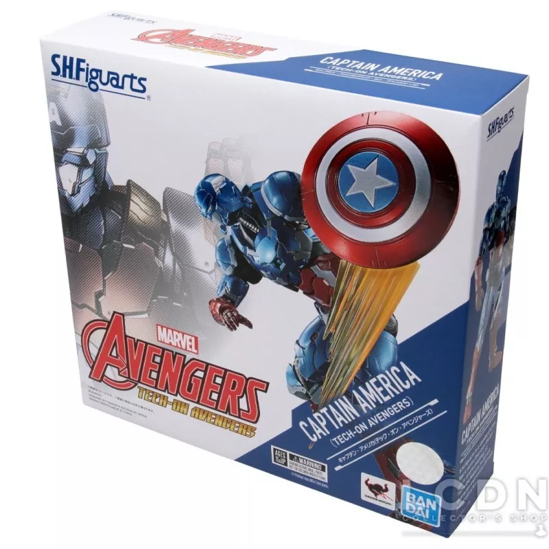 Tech On Avengers S.H. Figuarts Action Figure Captain America 16cm