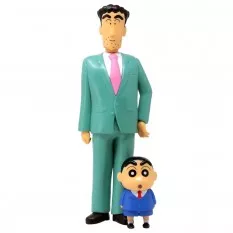 Crayon Shinchan Figurine Nohara Family Family Photo Hiroshi & Shinchan Vol.1 21cm