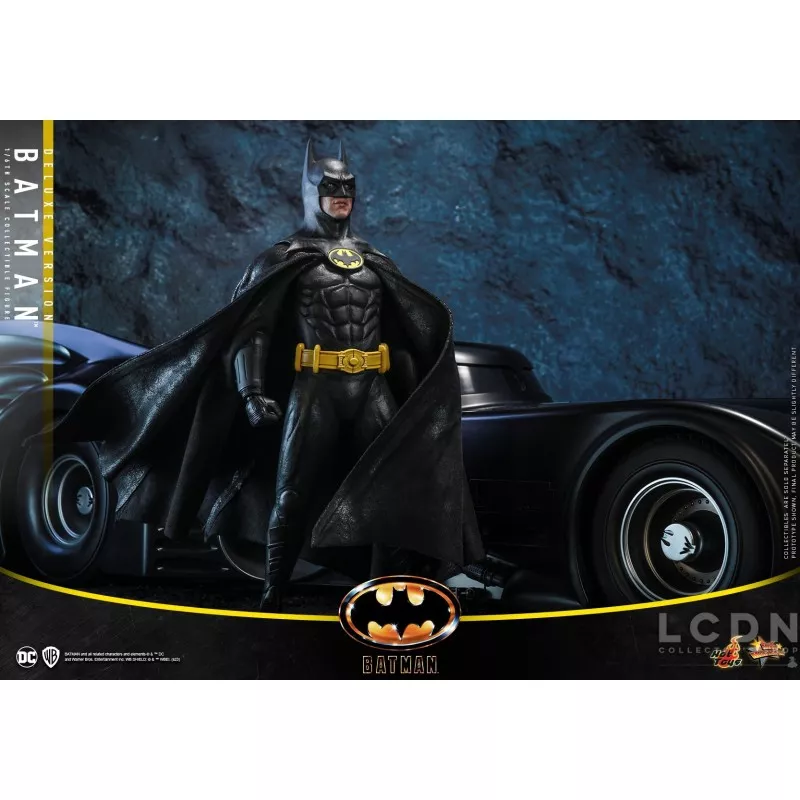 Hot Toys MMS693 Batman (1989) Collectible Action Figure 1/6 Batman (Deluxe Version) 30cm (New)