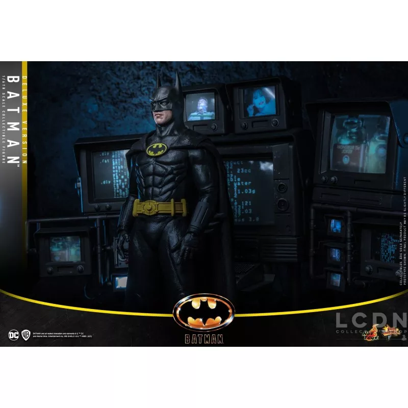 Hot Toys MMS693 Batman (1989) Collectible Action Figure 1/6 Batman (Deluxe Version) 30cm (New)