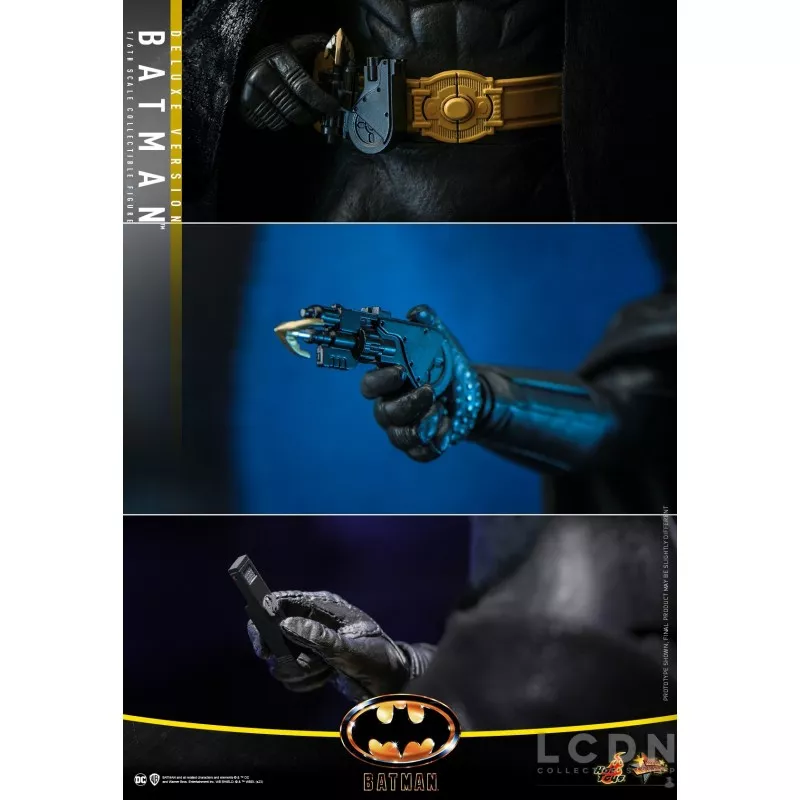 Hot Toys MMS693 Batman (1989) Collectible Action Figure 1/6 Batman (Deluxe Version) 30cm (New)