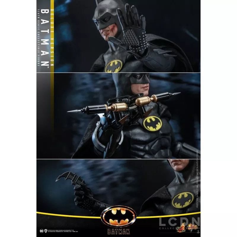 Hot Toys MMS693 Batman (1989) Collectible Action Figure 1/6 Batman (Deluxe Version) 30cm (New)