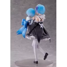 Re:Zero Starting Life in Another World Figurine 1/7 Rem & Childhood Rem 23cm