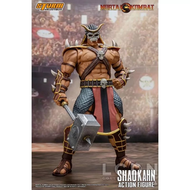 Mortal kombat shao on sale kahn action figure