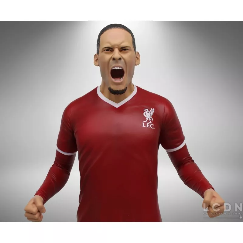 Football&#039;s Finest: Liverpool Statue 1/3 Virgil van Dijk 60cm