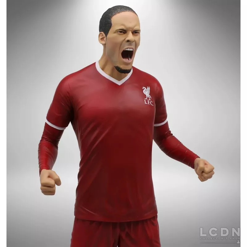 Football&#039;s Finest: Liverpool Statue 1/3 Virgil van Dijk 60cm