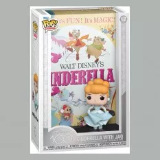 Disney's 100th Anniversary POP! Movie Poster Cinderella & Jaq Vinyl Figure 10cm N°12