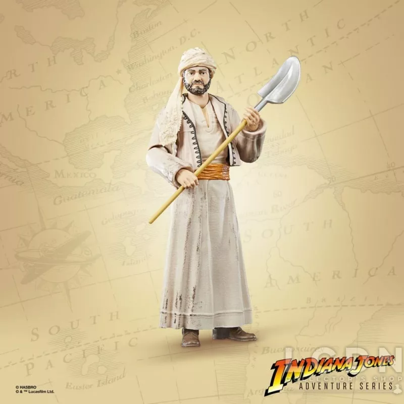 Indiana Jones Les Aventuriers de l&#039;arche perdue Adventure Series Action Figurine Sallah 15cm