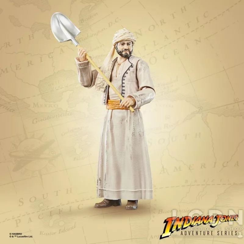 Indiana Jones Les Aventuriers de l&#039;arche perdue Adventure Series Action Figurine Sallah 15cm