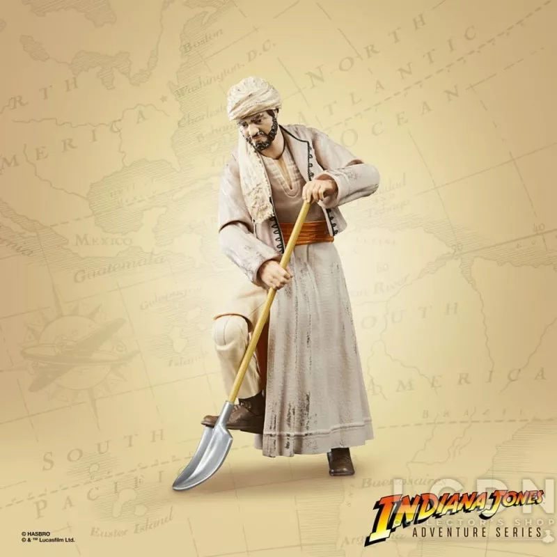 Indiana Jones Les Aventuriers de l&#039;arche perdue Adventure Series Action Figurine Sallah 15cm