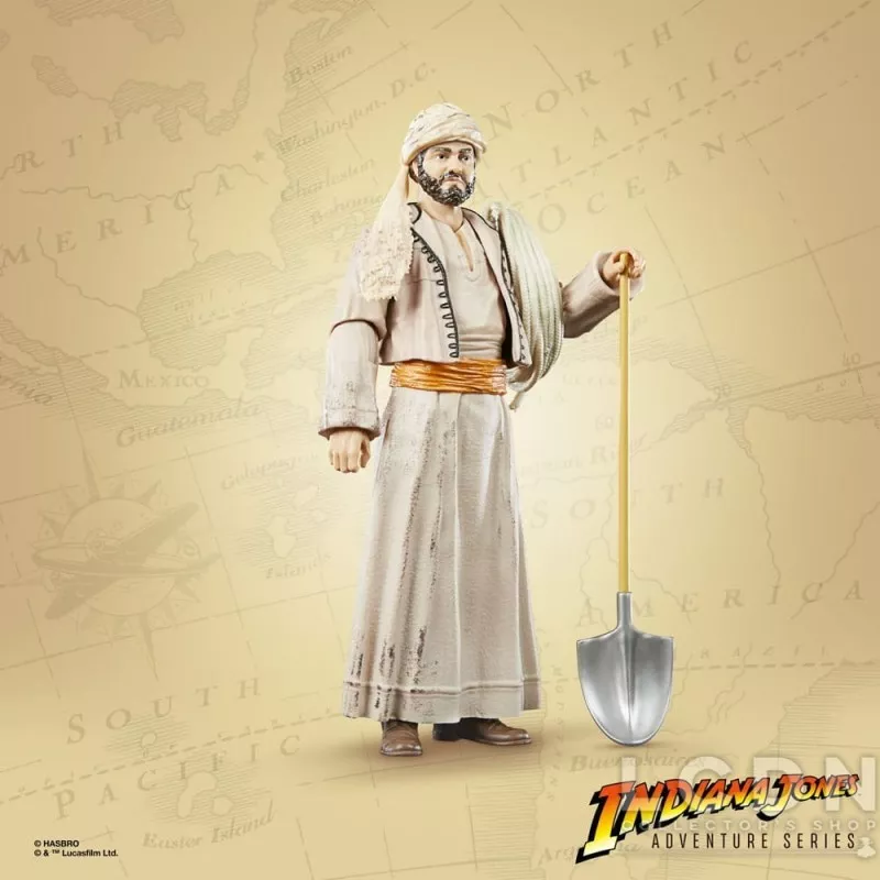 Indiana Jones Les Aventuriers de l&#039;arche perdue Adventure Series Action Figurine Sallah 15cm