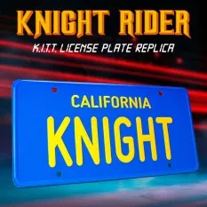K2000 Knight Rider Réplique Plaque d'Immatriculation