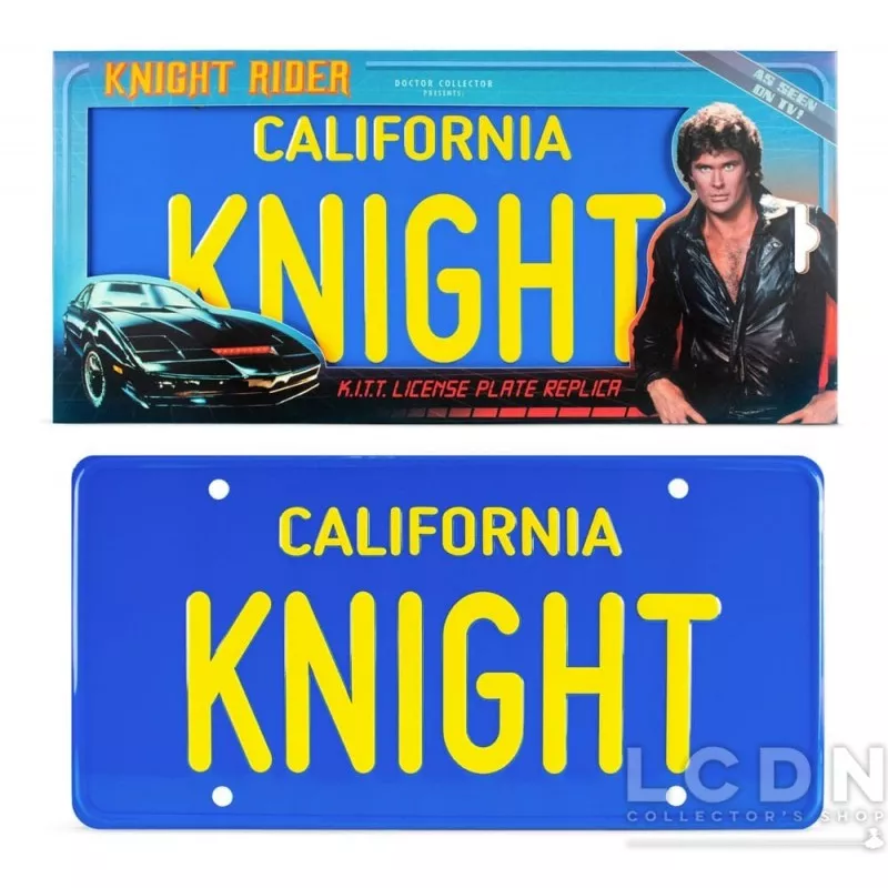K2000 Knight Rider Réplique Plaque d&#039;Immatriculation