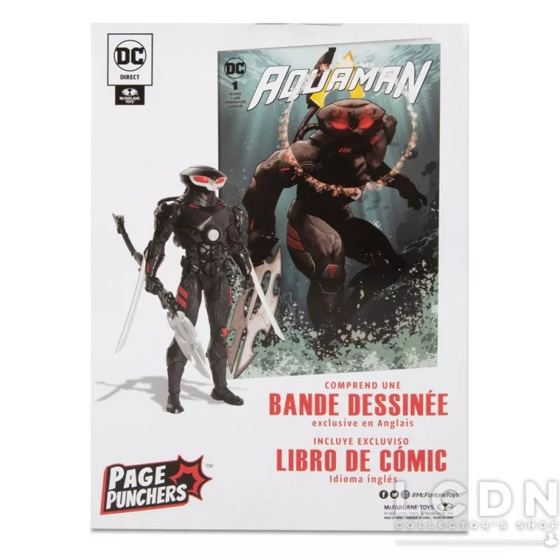DC Direct Page Punchers Action Figure et Comic Book Black