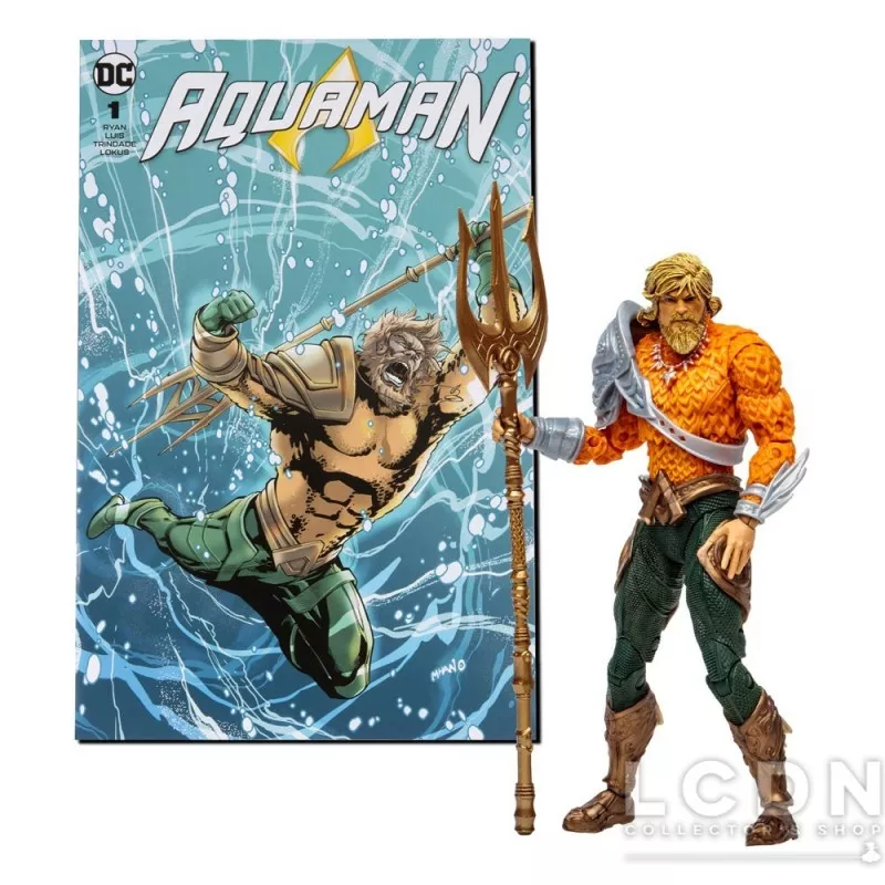 DC Direct Page Punchers Action Figurine et Comic Book Aquaman (Aquaman) 18cm